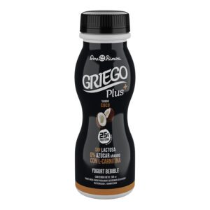 Yogurt griego bebible sabor coco