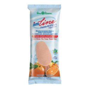 Paleta de yogurt In Line sabor Naranja Piña​